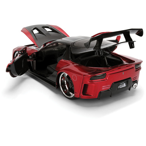 1995 Mazda RX-7 Widebody - Red 1:24 Scale Diecast Model Car by Jada Toys Alt Image 5