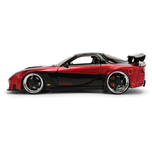 1995 Mazda RX-7 Widebody - Red 1:24 Scale Diecast Model Car by Jada Toys Alt Image 6
