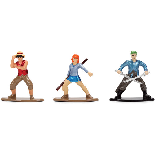 NETFLIX ONE PIECE 3-Pack Diecast Nano Figures  Diecast Figures by Jada Toys Main Image