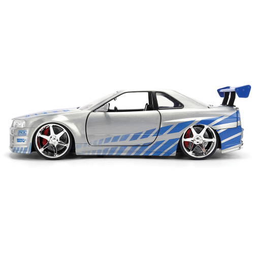 Fast & Furious 25th Anniversary BRIAN's Nissan Skyline GT-R - Brushed Metal Finish Alt Image 6