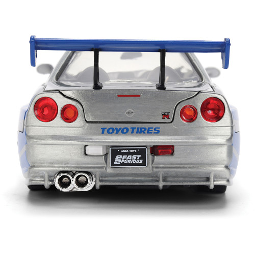 Fast & Furious 25th Anniversary BRIAN's Nissan Skyline GT-R - Brushed Metal Finish Alt Image 8