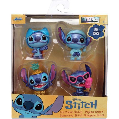 4-Pack 2.5 STITCH Wave #3 Metal Figures  Diecast Figures by Jada Toys Alt Image 6