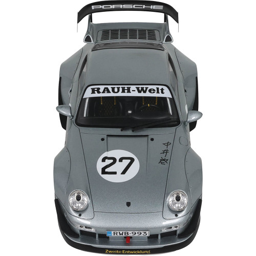 2024 RWB Porsche Yuiitsumuni Silver Cast Resin Model Car | GT Spirit