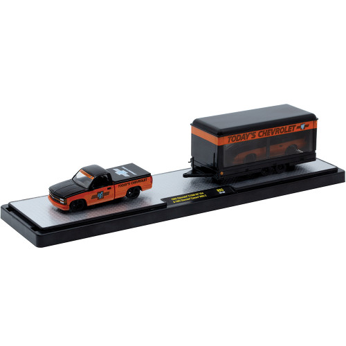 1992 Chevrolet C1500 SS454 & 1985 Chevrolet Camaro IROC-Z 1:64 Scale Diecast Model Car by M2 Machines Alt Image 1