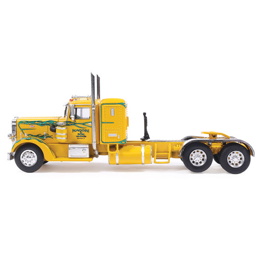1952 Peterbilt 350 - Yellow with Green Flames 1:64 Scale Diecast Model Truck by IXO Models Alt Image 4