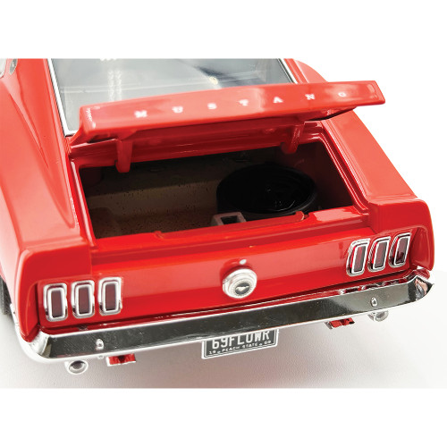 1969 Ford Mustang 600 Flower Power Red Diecast Model Car | Acme