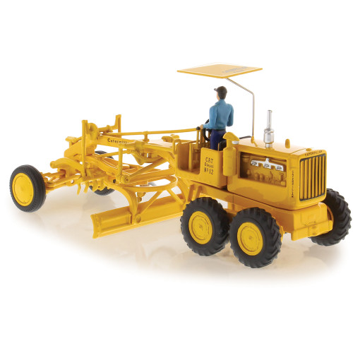 Caterpillar Vintage No.12 Motor Grader 1:50 Scale Diecast Construction by Diecast Masters Alt Image 3