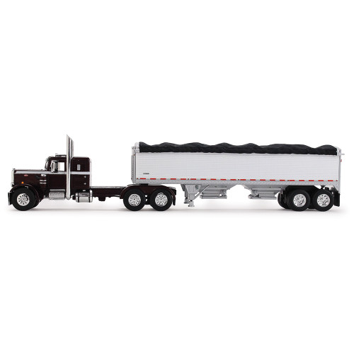 Peterbilt Model 351 36” Sleeper & Wilson Pacesetter Grain Trailer 1:64 Scale Diecast Model Truck by Diecast Promotions Alt Image 2