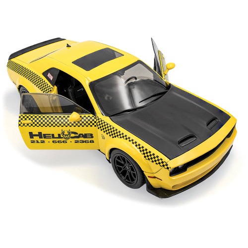 2023 Dodge Challenger SRT Hellcat Redeye Widebody - NYC Hellcab 1:18 Scale Diecast Model Car by Solido Alt Image 2