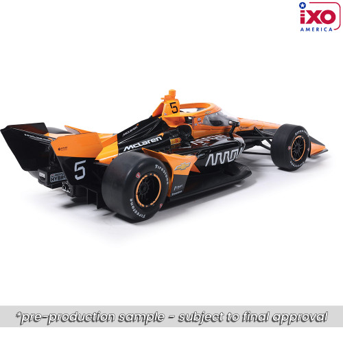 2026 NTT IndyCar Series #5 Pato O'Ward / Arrown McLaren Road Course 1:18 Scale Diecast Model Car by IXO Models Alt Image 1