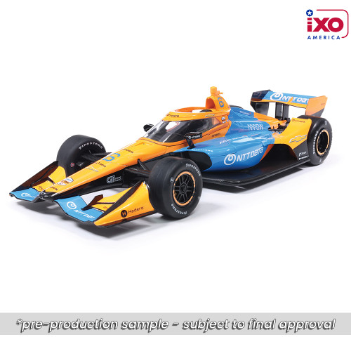 2026 NTT IndyCar Series - #6 Nolan Siegel / Arrow McLaren 1:18 Scale Diecast Model Car by IXO Models Main Image