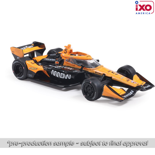 2026 NTT IndyCar Series #5 Pato O'Ward / Arrown McLaren Road Course 1:64 Scale Diecast Model Car by IXO Models Alt Image 2