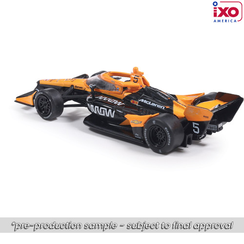 2026 NTT IndyCar Series #5 Pato O'Ward / Arrown McLaren Road Course 1:64 Scale Diecast Model Car by IXO Models Alt Image 3
