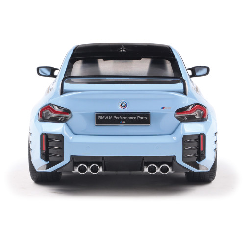 2024 BMW M2 (G87) Performance Parts - Zandvoort Blue 1:18 Scale Diecast Model Car by Solido Alt Image 8