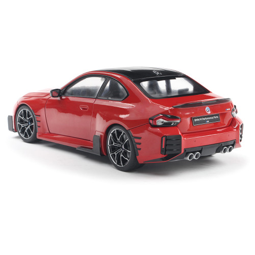 2024 BMW M2 (G87) Performance Parts - Toronto Red 1:18 Scale Diecast Model Car by Solido Alt Image 4