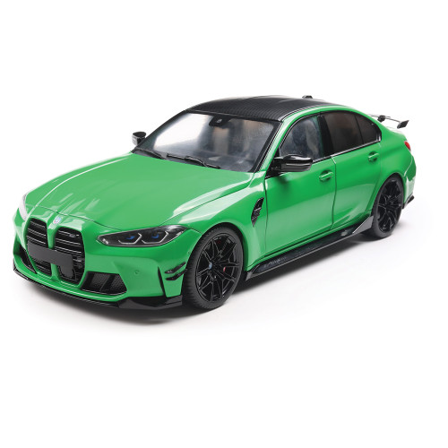 2024 BMW M3 (G80) Performance Parts - Signal Green 1:18 Scale Diecast Model Car by Solido Main Image