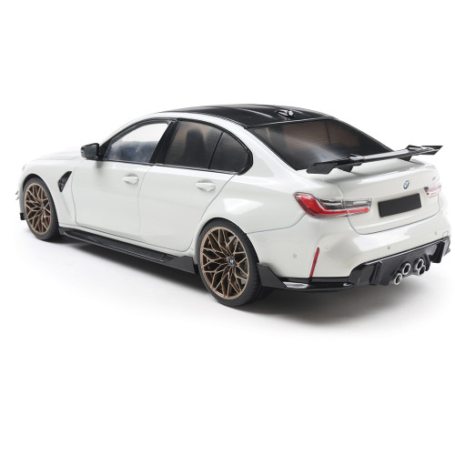 2024 BMW M3 (G80) Performance Parts - Alpineweiss 1:18 Scale Diecast Model Car by Solido Alt Image 4