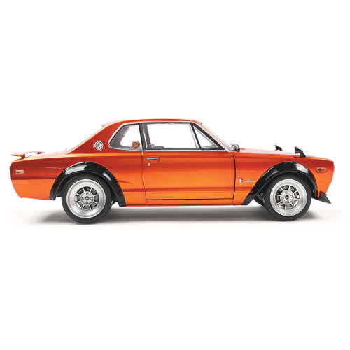 1970 Nissan Skyline (C10) Hakosuka Solido Works - Orange Metallic 1:18 Scale Diecast Model Car by Solido Alt Image 8
