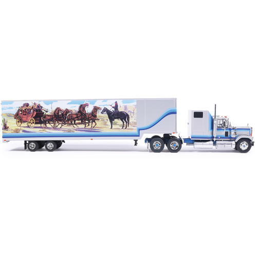 1980 GMC General With Trailer - Western White 1:43 Scale Diecast Model Truck by IXO Models Alt Image 4