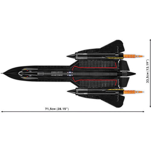 Executive Edition Lockheed SR-71 Blackbird Building Brick Set 1:48 Scale  by Cobi Toys Alt Image 6