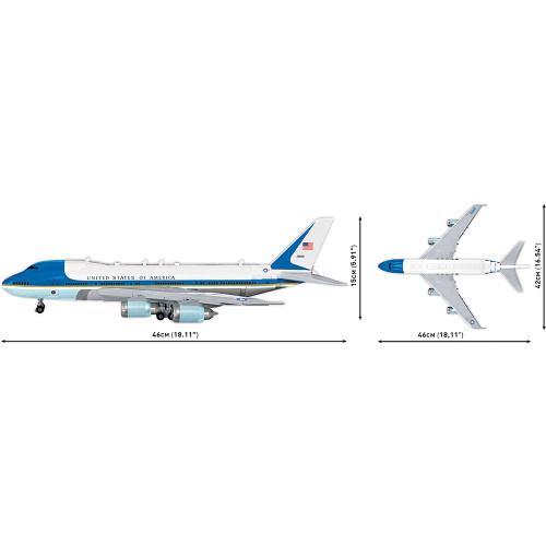 Boeing 747 Air Force One Building Brick Set 1:144 Scale  by Cobi Toys Alt Image 8