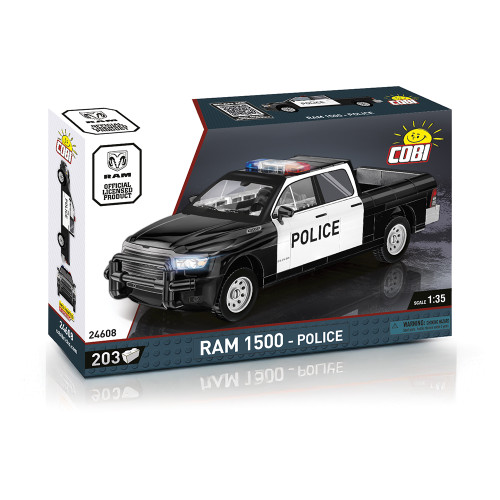 DODGE Ram 1500 Police Truck Building Brick Set 1:35 Scale  by Cobi Toys Main Image