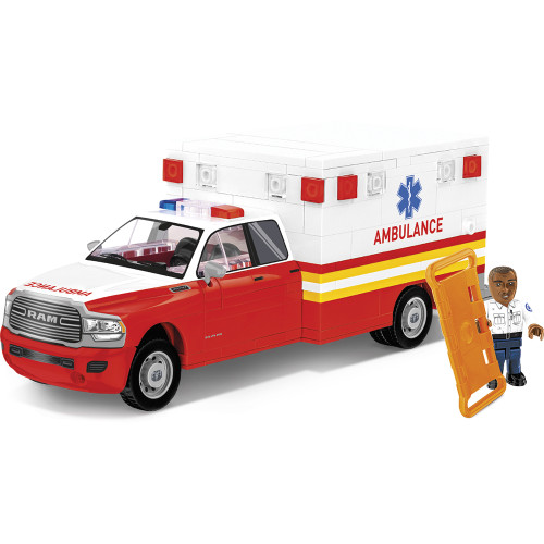 DODGE Ram 3500 Ambulance Building Brick Set 1:35 Scale  by Cobi Toys Alt Image 2
