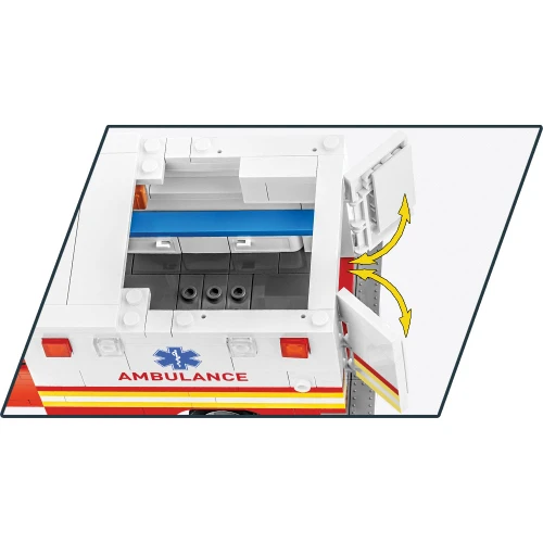 DODGE Ram 3500 Ambulance Building Brick Set Alt Image 4