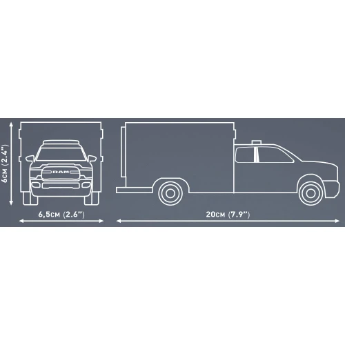 DODGE Ram 3500 Ambulance Building Brick Set Alt Image 5