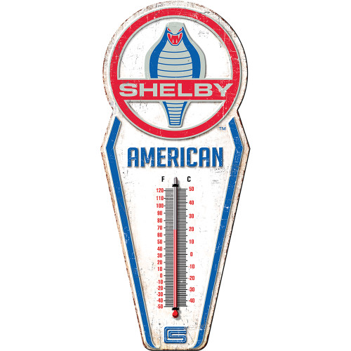 Shelby American Metal Thermometer Main Image
