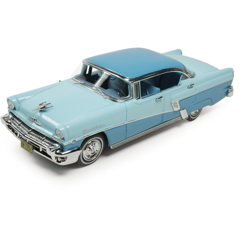 1956 Mercury Montclair Phaeton Lauderdale Blue & Niagara Blue 1:43 Scale Cast Resin Model Car by Goldvarg Collection Main Image
