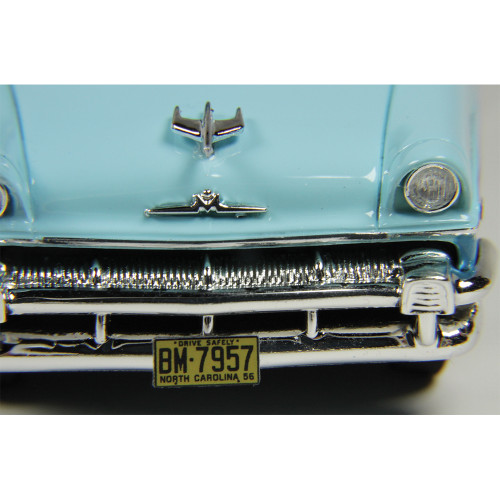 1956 Mercury Montclair Phaeton Lauderdale Blue & Niagara Blue 1:43 Scale Cast Resin Model Car by Goldvarg Collection Alt Image 5