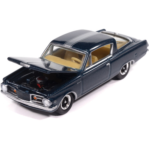 1965 Plymouth Barracuda Formula S - Dark Blue Poly w/Silver Stripe Alt Image 1