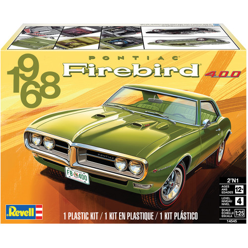 1968 Firebird 2N1 Model Kit 1:25 Scale Plastic Model Kit by Revell Alt Image 1