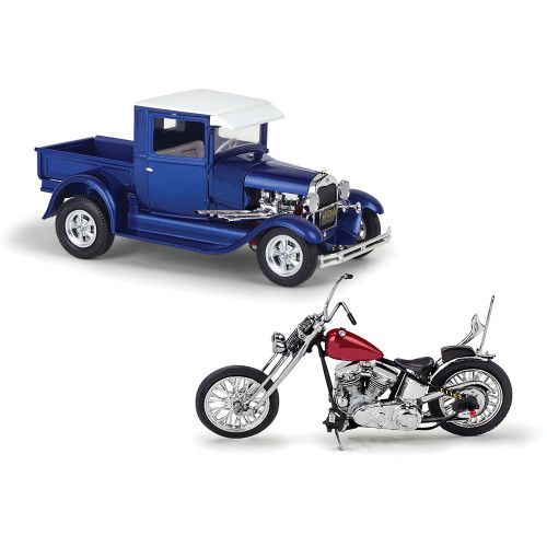 1929 Model A Pickup with California Street Chopper Model Kit 1:25 Scale Plastic Model Kit by Revell Alt Image 2