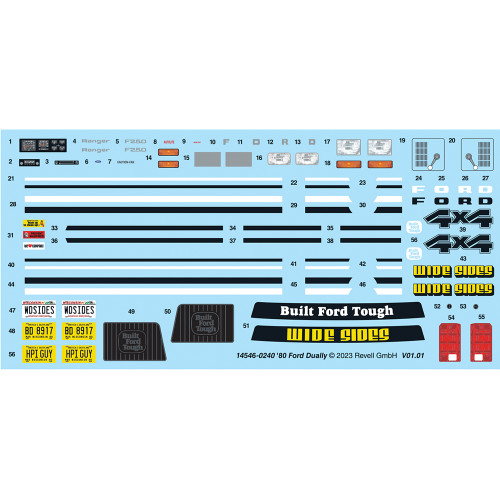 1980 Ford Dually Wide Side Pickup Model Kit Alt Image 8
