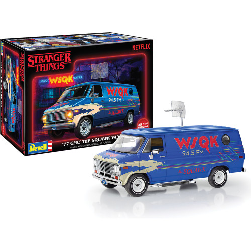 1977 GMC "The Squawk Van" - Stranger Things Model Kit Main Image