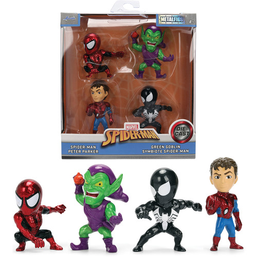 Spider-Man 4-Pack Diecast Figures Diecast Figures | Jada Toys