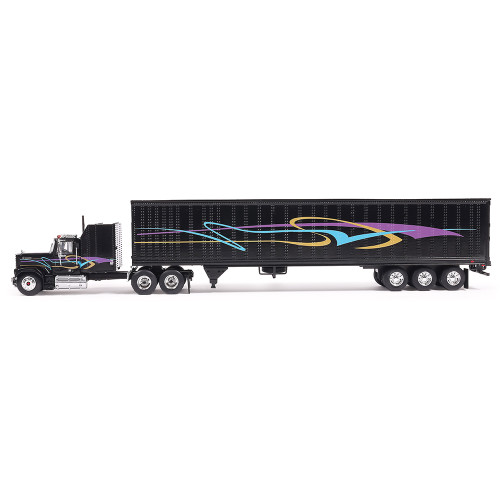 1980 GMC General With Black Trailer 1:64 Scale Diecast Model Truck by IXO Models Alt Image 6