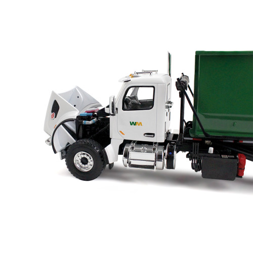 Waste Management Peterbilt Model 567 with 40 Yard Roll-Off Container 1:34 Scale Diecast Model Truck by First Gear Alt Image 3
