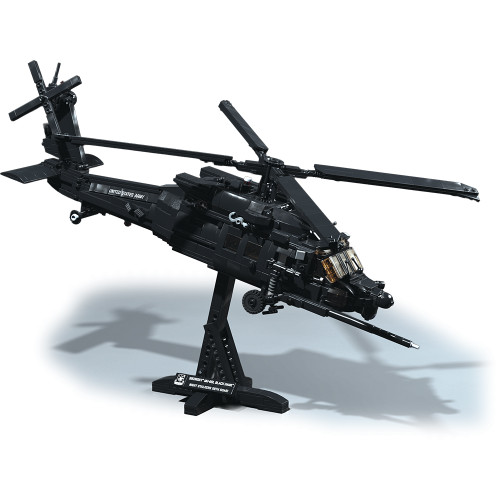 MH-60M Black Hawk Building Block Model - 1263 Pieces  Building Brick Set by Atom Brick Company Alt Image 2