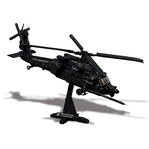 MH-60M Black Hawk Building Block Model - 1263 Pieces  Building Brick Set by Atom Brick Company Alt Image 3