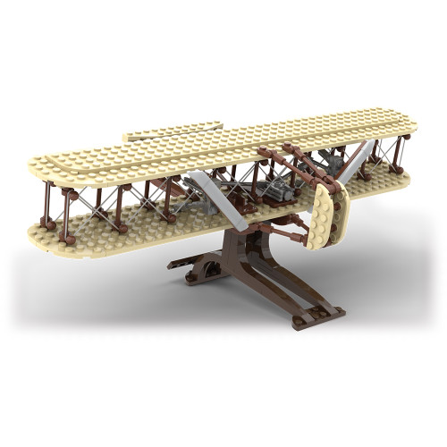 1903 Wright Flyer Building Block Model - 288 Pieces  Building Brick Set by Atom Brick Company Alt Image 1
