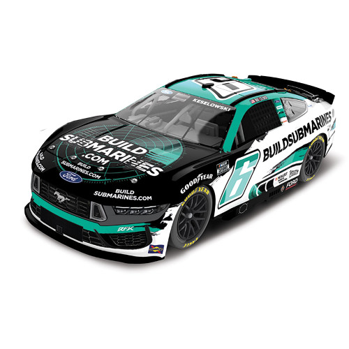 2025 Brad Keselowski Ford Mustang - Buildsubmarines.Com NASCAR Diecast 1:64 Scale Diecast Model Car by Lionel Racing Alt Image 1