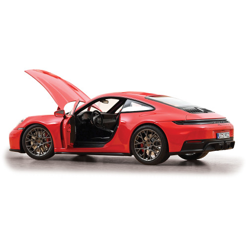 2025 Porsche 911 Carrera 4 GTS - Guards Red 1:18 Scale Diecast Model Car by Norev Alt Image 4