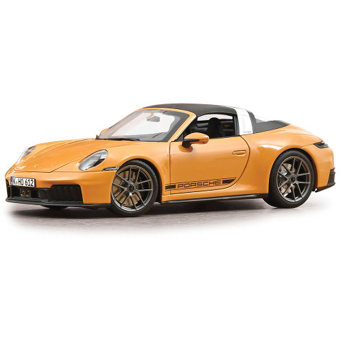 2025 Porsche 911 Targa 4 GTS - Bahama Yellow 1:18 Scale Diecast Model Car by Norev Main Image