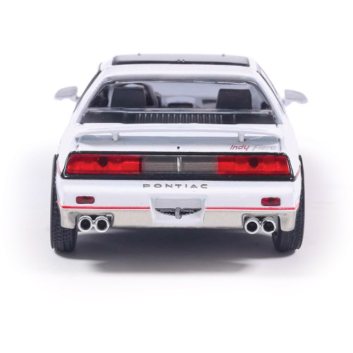 1984 Pontiac Fiero Indianapolis 500 Pace Car - White 1:43 Scale Diecast Model Car by IXO Models Alt Image 6