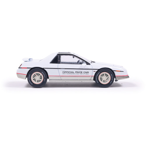 1984 Pontiac Fiero Indianapolis 500 Pace Car - White 1:43 Scale Diecast Model Car by IXO Models Alt Image 7