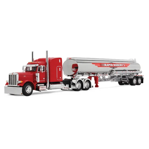 Peterbilt Model 379 with 63 Mid-Roof Sleeper & Heil Fuel Tank Trailer - Rapid Roberts Main Image