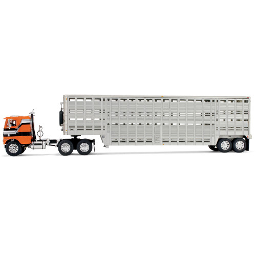 Western Distributors Peterbilt Model 351 with 63 Flat Top Sleeper & 40' Vintage Trailer with Reefer 1:64 Scale Diecast Model Truck by Diecast Promotions Alt Image 2